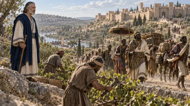 Swift envoys before a LORD who waits