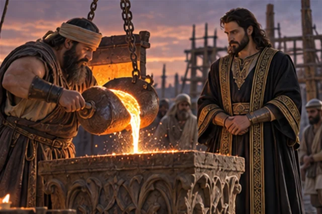 2 Chronicles 4:6: The sea was for the priests to wash in