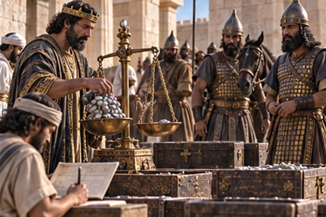 Menahem's silver levied for Assyria