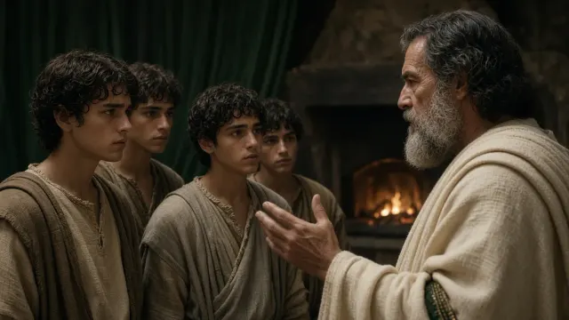 Daniel 1:3-7: Whom they might teach the learning of the Chaldeans