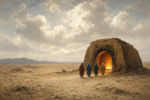 Daniel 3:19-22: Seven times more than it was wont to be heated