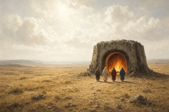 Daniel 3:24-25: Lo, I see four men loose