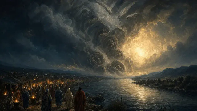 Ezekiel 1:15-21: A wheel in the middle of a wheel