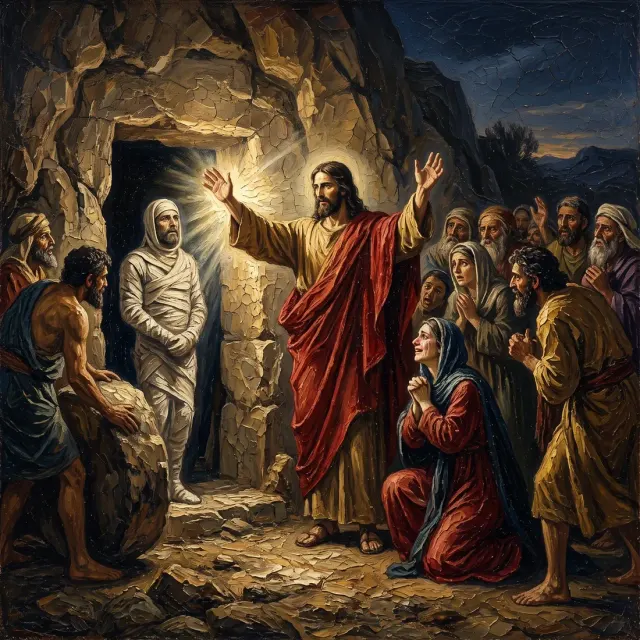 John 11:43-44: Loose him, and let him go