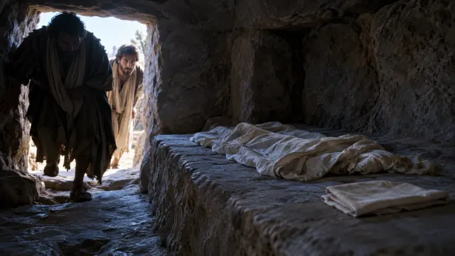 John 20:6-7: Wrapped together in a place by itself