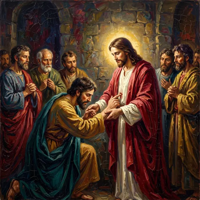 John 20:8: He saw, and believed