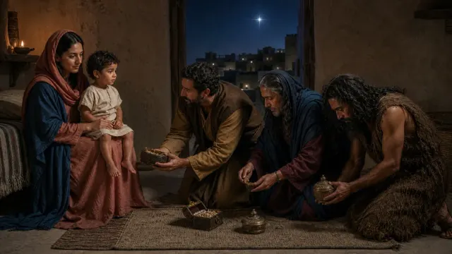 Matthew 2:11: Gold, and frankincense, and myrrh