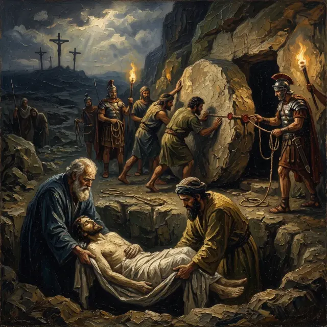 Matthew 27:28-29: A reed in his right hand
