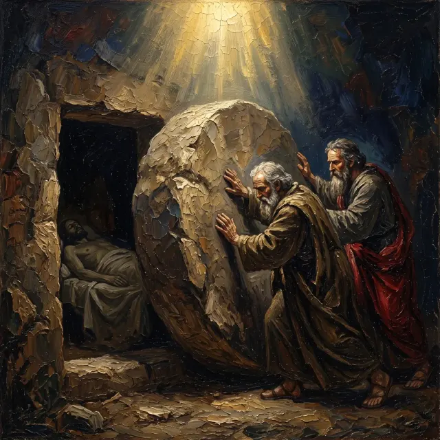 Matthew 27:31: They took the robe off from him, and put his own raiment on him