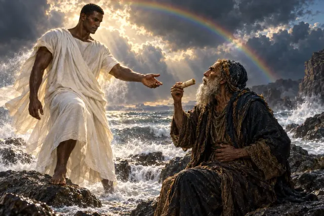 Revelation 10:9-10: It shall make thy belly bitter, but it shall be in thy mouth sweet as honey
