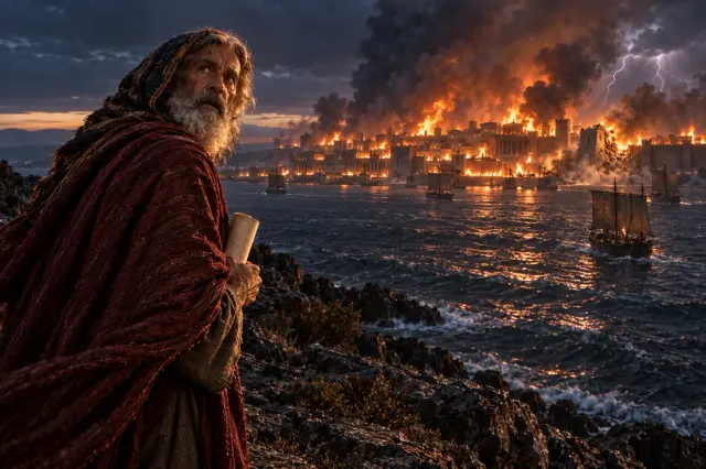 Revelation 18:11-19: The merchants of the earth shall weep