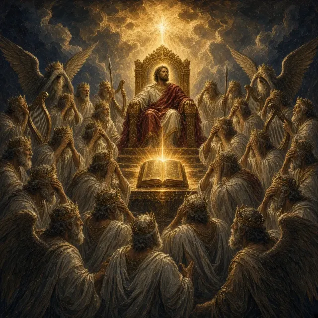 Revelation 4:6: A sea of glass like unto crystal